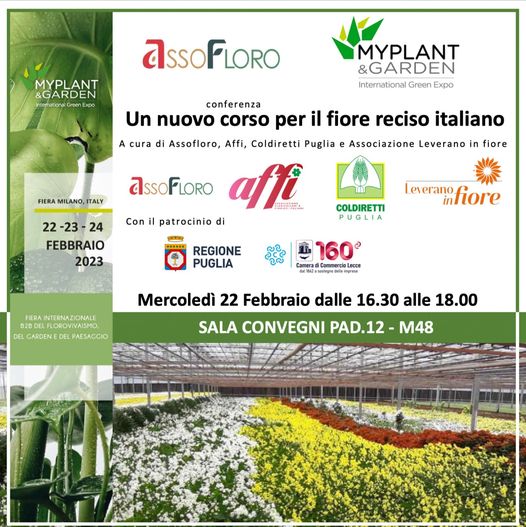 My Plant 2023 Conferenza "Un nuovo corso per il fiore reciso italiano"