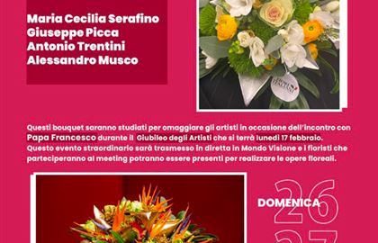 Meeting per Fioristi: Creazione di Nuovi Bouquet per il Giubileo degli Artisti